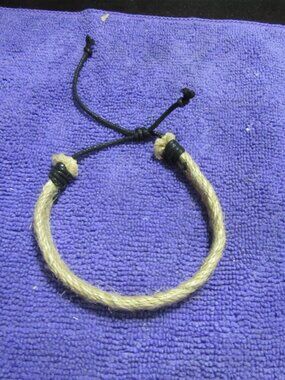 Boho Woven HEMP Wristbands or Anklet Opens up to 10-1/2"